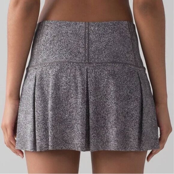 Lululemon Lost In Pace Skirt (Regular) (13") Sea Spray Alpine White Dark Chrome - Picture 12 of 14